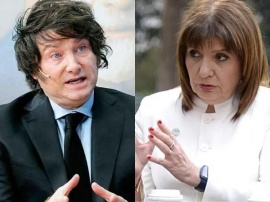 Milei acusó a Patricia Bullrich de "golpista"