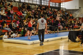 Casi 400 gimnastas se dieron cita en el Gimnasio Rocha