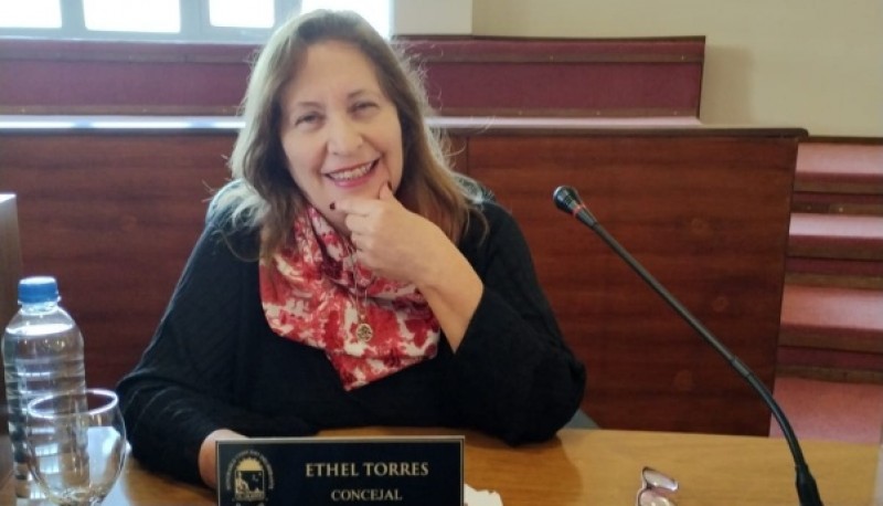 Ethel Torres, concejal de El Calafate. 