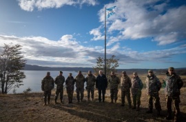 Avanza la instalación de la primera guarnición militar conjunta en Tierra del Fuego