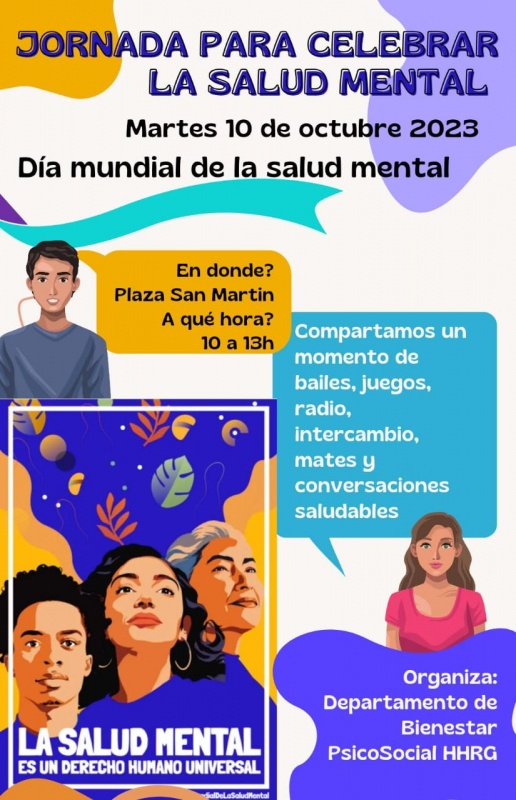 Realizarán jornada para celebrar la Salud Mental