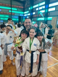 Medallas para la riogalleguense Dafne Aguilar en Torneo Nacional de Karate  