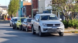 Una mujer herida en un cuádruple choque