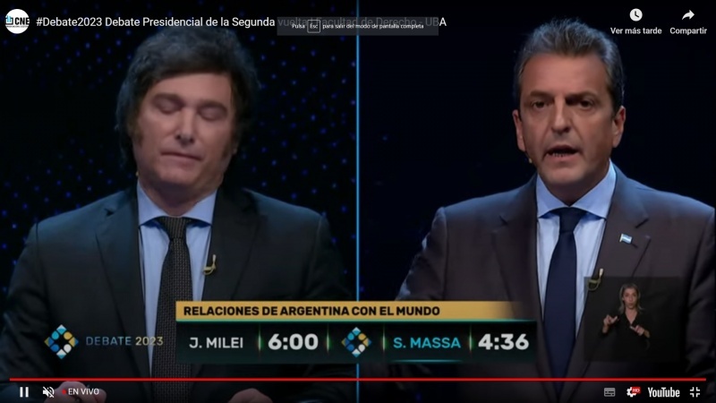 Primer Cruce Del Debate: “Por Sí O Por No”, Las Preguntas De Massa Que ...