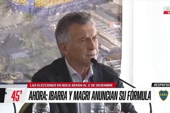 El insólito error de Macri en la presentación de fórmula con Ibarra