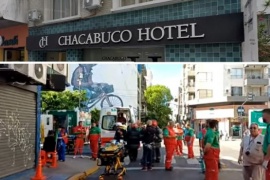 Santacruceños estaban alojados en el hotel del microcentro porteño que se incendió  