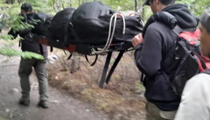 Rescataron a un turista que se accidentó 