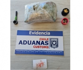 Aduana de Puerto Montt decomisó 175 dosis de marihuana en Chaitén