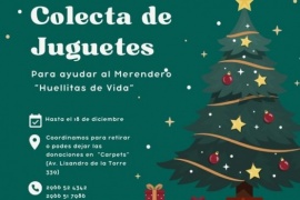 Colecta de juguetes para ayudar al Merendero "Huellitas de Vida"