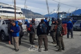 Hoy salieron las embarcaciones de turistas de El Calafate