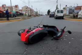 Un motociclista hospitalizado tras choque