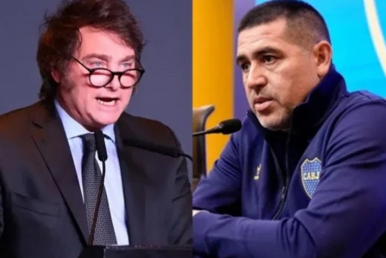 Milei acusó a Juan Román Riquelme por el escrache de los socios de Boca