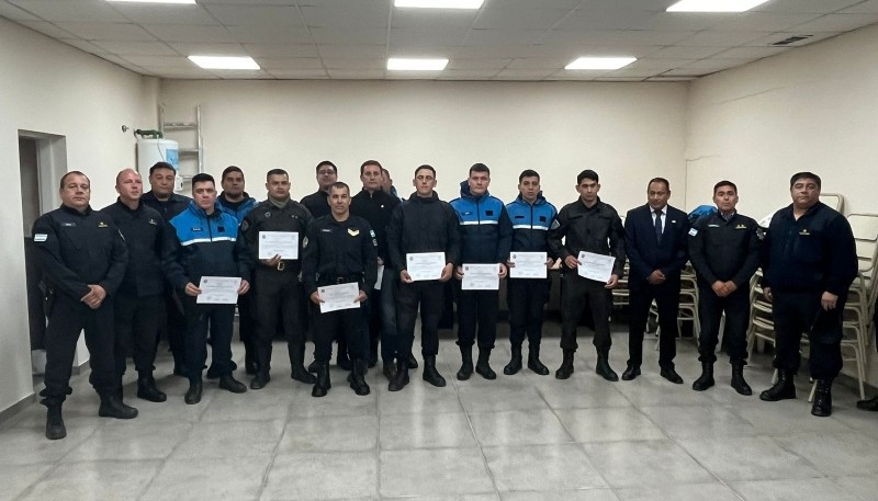 Finalizó el primer curso de policía del 2024