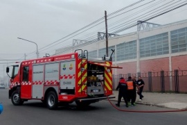 Incendio en el Gimnasio Juan Bautista Rocha