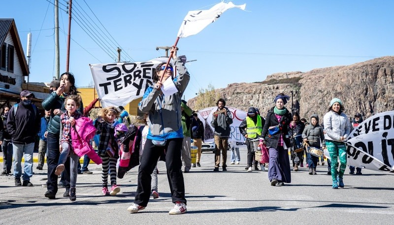 Reclamo en Chaltén (Foto Ilustrativa)