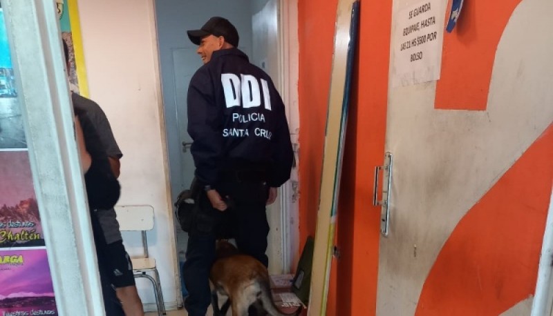 DDI realizó controles en la terminal de Caleta Olivia 