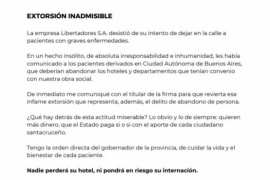 Gobierno de Santa Cruz: "Nadie perderá su hotel ni pondrá en riesgo su internación"