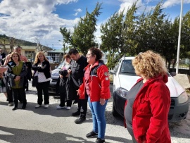 Abrazo simbólico al Hospital San Lucas