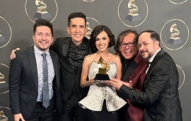 El productor riogalleguense Leandro Álvarez ganó un grammy en Los Ángeles