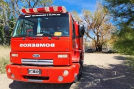 Incendio sobre pastizales fue controlado por los bomberos