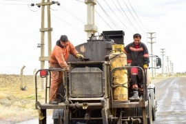 Retomaron las obras de asfalto en la Calle 22