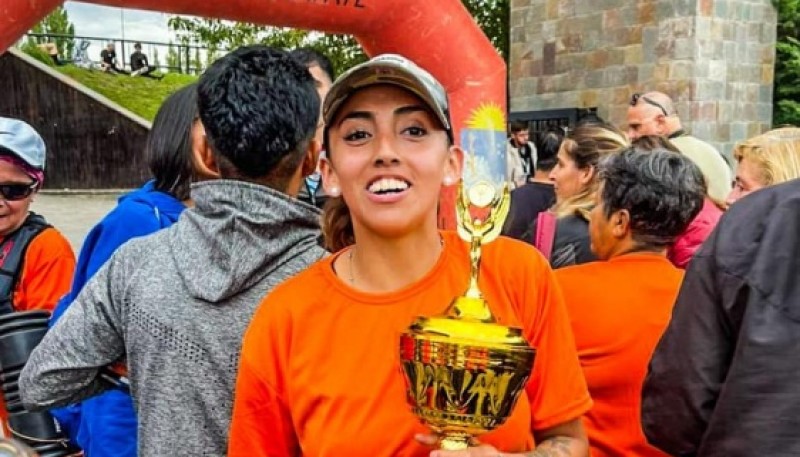 Oficial de bomberos ganó la competencia “Calafate Corre”