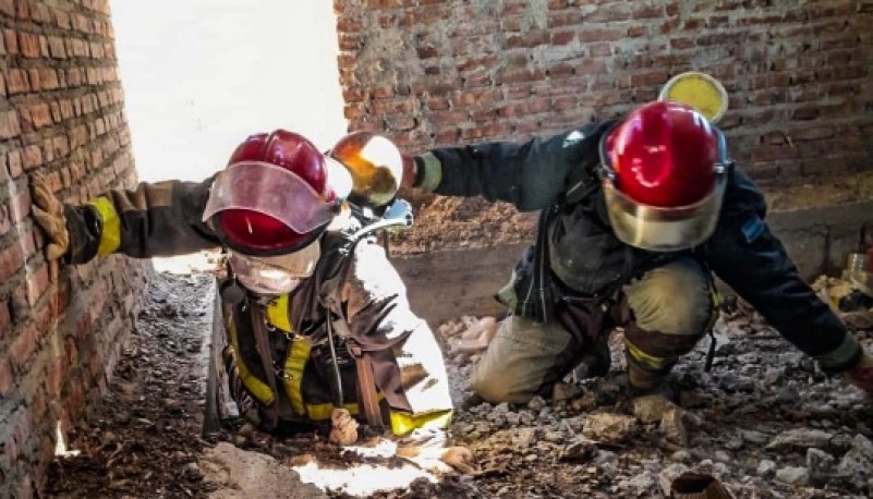 Continúa la capacitación a Agentes Alta en Comisión de Bomberos