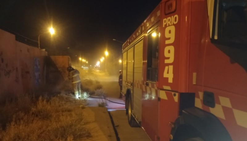 Bomberos intervinieron en un incendio en pasturas