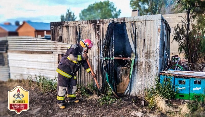 Incendio sobre vivienda fue sofocado por bomberos