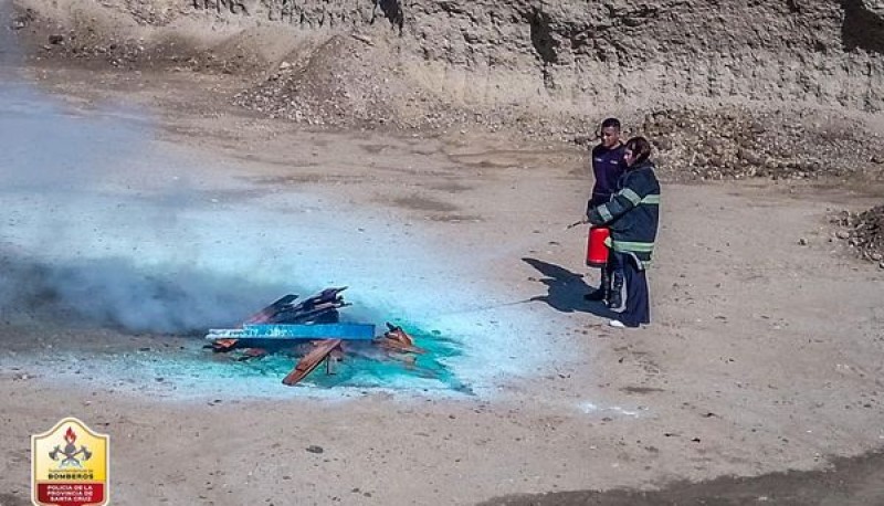 Bomberos capacitó a Protección Civil Municipal