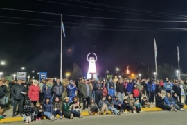 Vigilia por el 2 de Abril en Río Gallegos