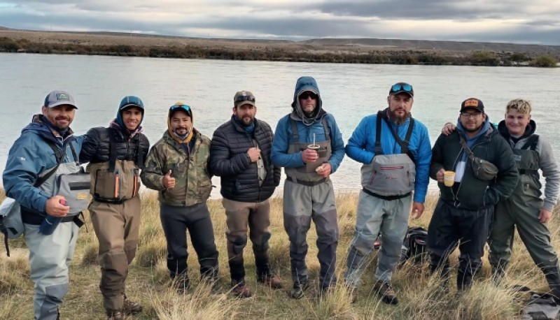 Gran participación de pescadores de la región.