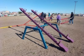 Municipio trabaja en un espacio recreativo para niños en el Madres a la Lucha