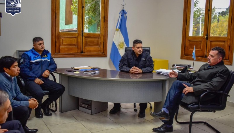 El jefe de Policía mantuvo una reunión con autoridades del Tribunal Oral Federal