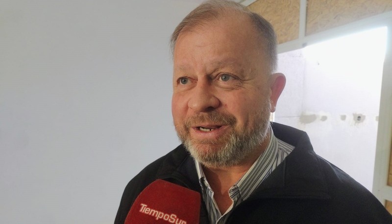 Marcelo Turchetti, de petroleros de la Cuenca Austral. Foto: Christian González. 