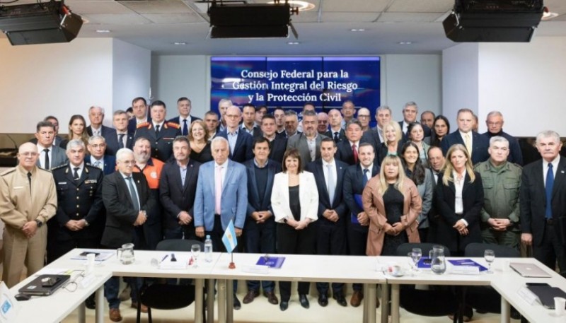 Santa Cruz participó del 1º Consejo Federal del Sistema Nacional para la Gestión Integral del Riesgo