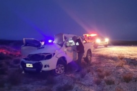 Cuatro heridos tras volcar en la Ruta Nacional N° 40