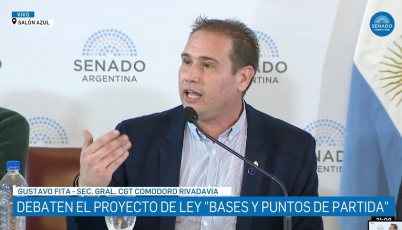 Diputado provincial de Chubut, Gustavo Fita.