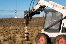 Comenzó la obra de energización de la reserva Cabo Vírgenes