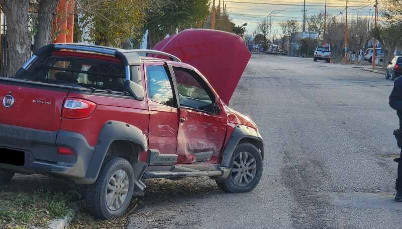 Choque dejó importantes daños materiales 