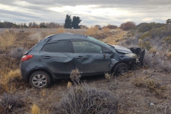 Un hombre terminó hospitalizado tras incidente de tránsito en la Ruta Provincial 43