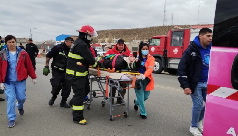 Un hombre hospitalizado tras incidente de tránsito en Ruta Nacional N°3