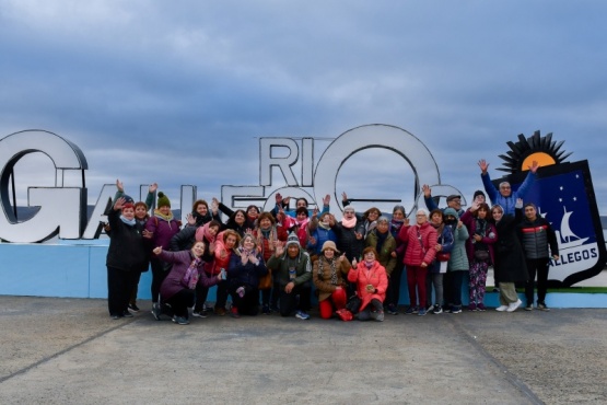 Delegación de adultos mayores de la Cuenca Carbonífera visita Río Gallegos 