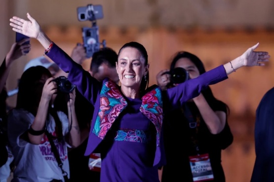 Sheinbaum fue elegida como la primera mujer presidenta de México