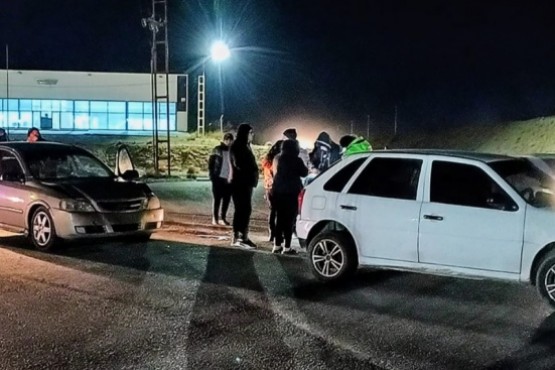 Choque en cadena dejó daños materiales 