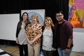 Entrega de certificados del curso de arbitraje de tejo y carnet del Club del Adulto Mayor