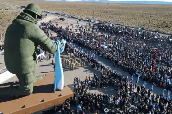 Zapala tiene el monumento más grande del Soldado de Malvinas