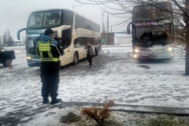 Operativo de seguridad vial en paraje La Esperanza