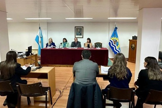 Audiencia de debate en el Tribunal Superior de Justicia 