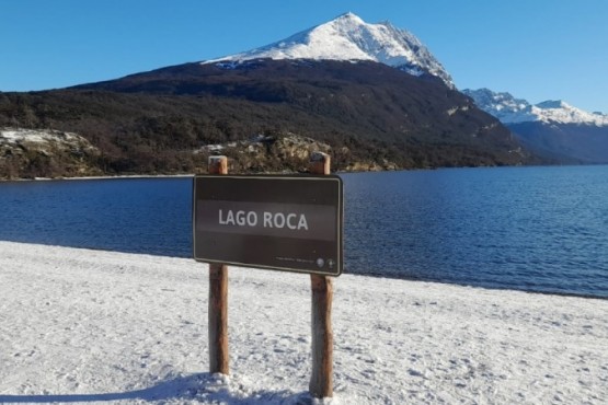 El Lago Roca, ubicado dentro del PN Tierra del Fuego, recuperó su nombre original